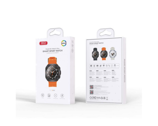 Смарт-годинник (Smart Watch) XO Ultra Amoled Sport black