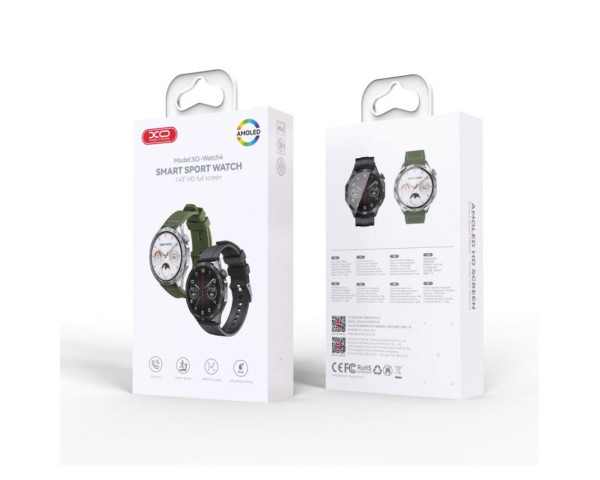 Смарт-часы (Smart Watch) XO Watch4 Amoled black