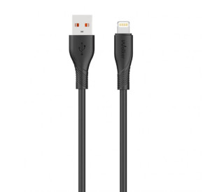 Кабель USB WALKER C585 Lightning black