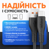 Кабель USB WALKER C585 Type-C black