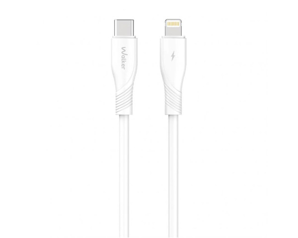 Кабель USB WALKER C585 Type-C to Lightning 27W 1m white