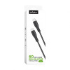Кабель USB WALKER C585 Type-C to Type-C 60W 1m black