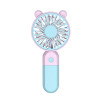 Портативний вентилятор Y-19 400mAh blue/pink