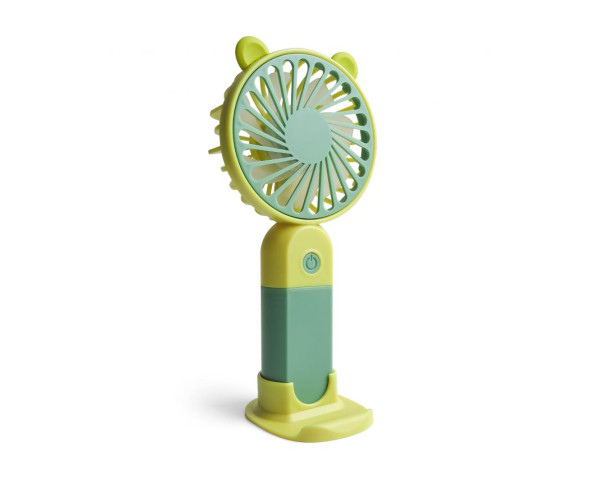 Портативний вентилятор Y-19 400mAh green/yellow