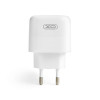 Мережевий зарядний пристрій (адаптер) 2в1 XO L136 PD_20W + Data Cable Type-C to Lightning white