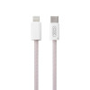 Сетевое зарядное устройство (адаптер) 2в1 XO L146 PD_20W + Data Cable Type-C to Lightning purple