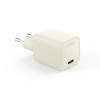 Мережевий зарядний пристрій (адаптер) 2в1 XO L146 PD_20W + Data Cable Type-C to Type-C beige