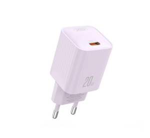 Мережевий зарядний пристрій (адаптер) XO L146 PD_20W purple
