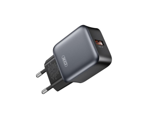 Мережевий зарядний пристрій (адаптер) XO L152 QC_18W black