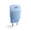 Мережевий зарядний пристрій (адаптер) 2в1 XO L157 1USB/QC3.0/18W + Data Cable USB to Lightning blue