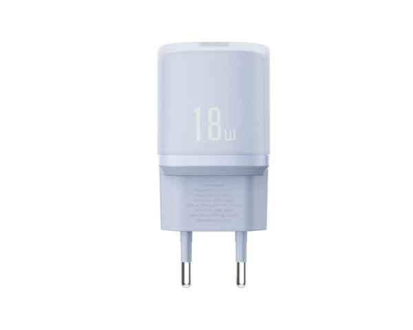 Сетевое зарядное устройство (адаптер) XO L157 1USB / QC3.0 / 18W blue