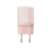 Мережевий зарядний пристрій (адаптер) XO L157 1USB/QC3.0/18W pink