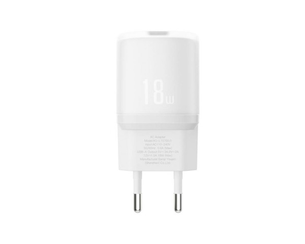 Сетевое зарядное устройство (адаптер) XO L157 1USB / QC3.0 / 18W white