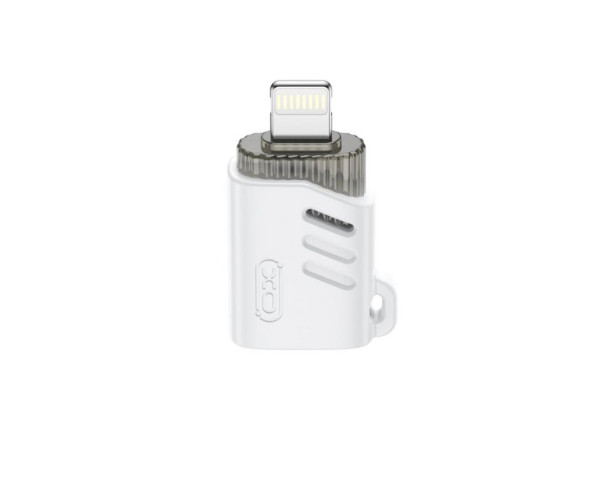 Переходник OTG XO NB256A Lightning to USB white
