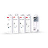 Переходник OTG XO NB256A Lightning to USB white
