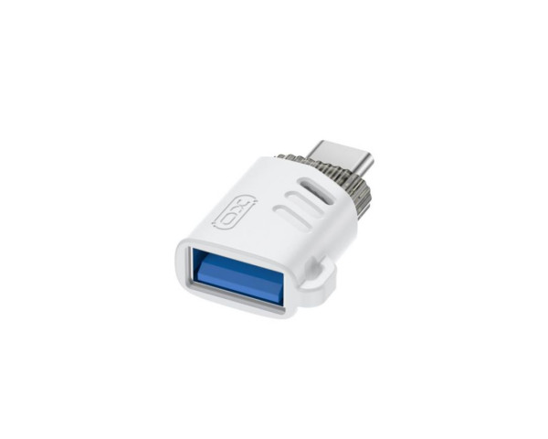Перехідник OTG XO NB256B Type-C to USB white