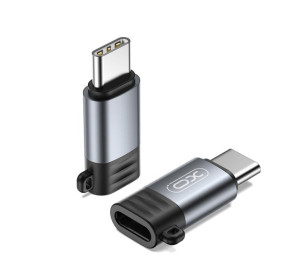 Перехідник XO NB263-A PD27W Lightning to Type-C grey