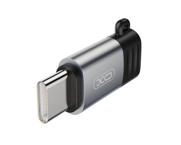 Перехідник XO NB263-A PD27W Lightning to Type-C grey