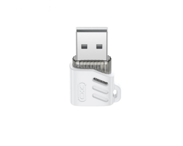 Перехідник XO NB256D Type-C to USB white