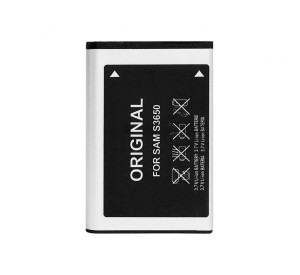 Акумулятор для Samsung S3650, C3222, C3322, S5610, S5620, S5560, C6112, C3312, C3510, C3530, C5510, F400, L700, S5 High Copy
