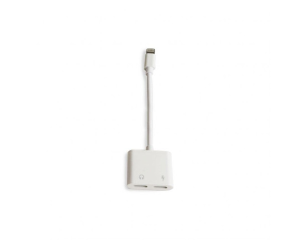 Переходник GL-033 для Apple iPhone 2в1 наушник - зарядка