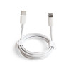 Кабель USB Type-C to Lightning 20W white High Original Quality carton box logo