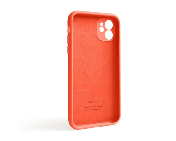 Чохол Full Silicone Case для Apple iPhone 11 apricot (02) закрита камера