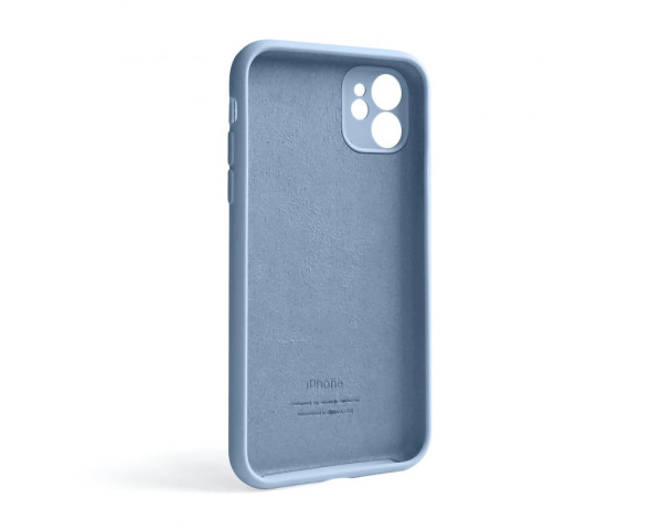 Чохол Full Silicone Case для Apple iPhone 11 light blue (05) закрита камера