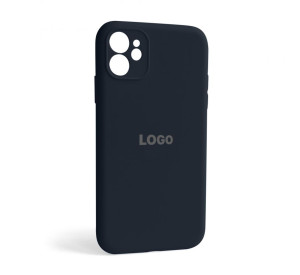 Чохол Full Silicone Case для Apple iPhone 11 dark blue (08) закрита камера