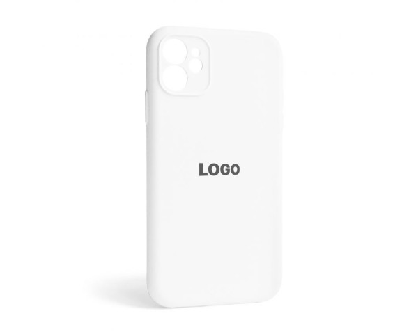 Чохол Full Silicone Case для Apple iPhone 11 white (09) закрита камера