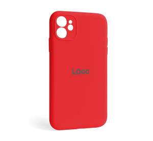 Чохол Full Silicone Case для Apple iPhone 11 red (14) закрита камера