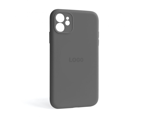 Чохол Full Silicone Case для Apple iPhone 11 dark grey (15) закрита камера
