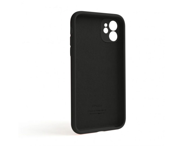Чохол Full Silicone Case для Apple iPhone 11 black (17) закрита камера (без логотипу)
