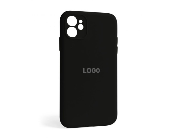 Чехол Full Silicone Case для Apple iPhone 11 black (18) закрытая камера