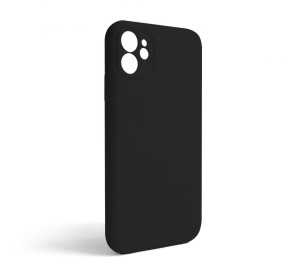Чохол Full Silicone Case для Apple iPhone 11 black (18) закрита камера (без логотипу)