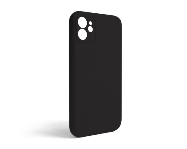 Чохол Full Silicone Case для Apple iPhone 11 black (18) закрита камера (без логотипу)