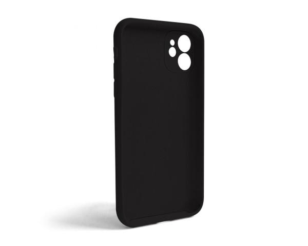 Чохол Full Silicone Case для Apple iPhone 11 black (18) закрита камера (без логотипу)