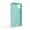 Чохол Full Silicone Case для Apple iPhone 11 sea blue (21) закрита камера