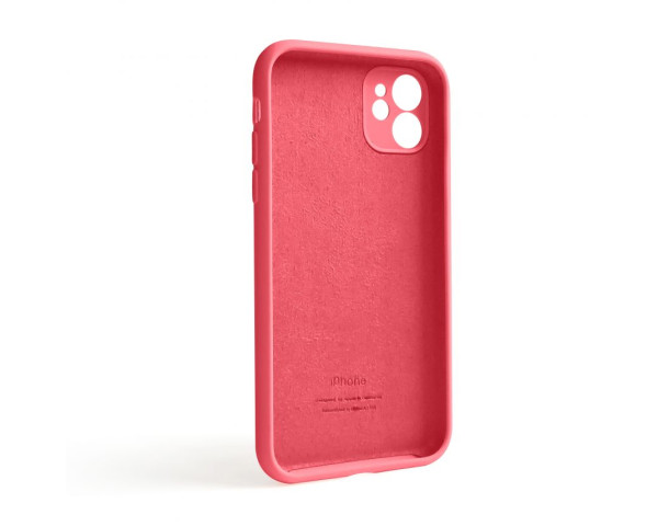 Чохол Full Silicone Case для Apple iPhone 11 peach (27) закрита камера