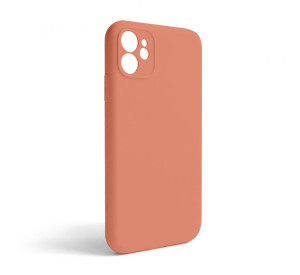 Чохол Full Silicone Case для Apple iPhone 11 peach (27) закрита камера (без логотипу)