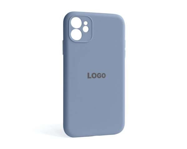 Чохол Full Silicone Case для Apple iPhone 11 lavender grey (28) закрита камера