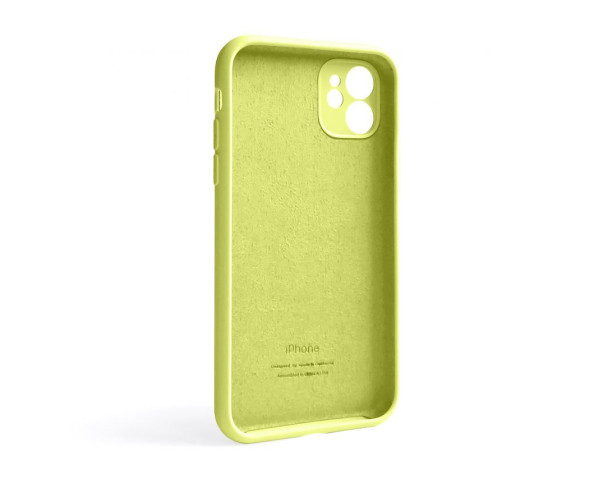 Чохол Full Silicone Case для Apple iPhone 11 flash lime (41) закрита камера