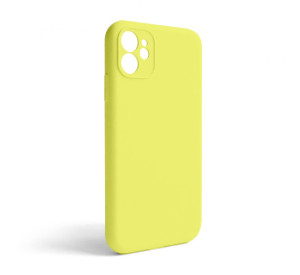 Чохол Full Silicone Case для Apple iPhone 11 flash lime (41) закрита камера (без логотипу)