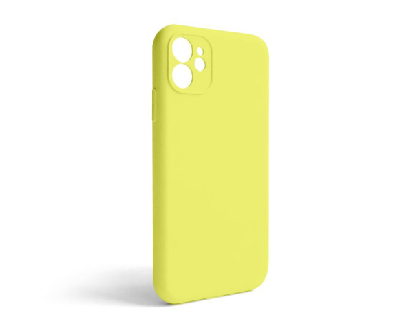 Чохол Full Silicone Case для Apple iPhone 11 flash lime (41) закрита камера (без логотипу)