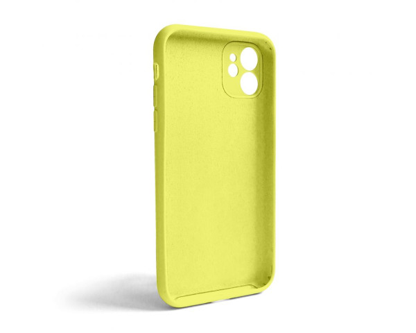 Чохол Full Silicone Case для Apple iPhone 11 flash lime (41) закрита камера (без логотипу)