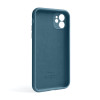Чохол Full Silicone Case для Apple iPhone 11 cosmos blue (46) закрита камера