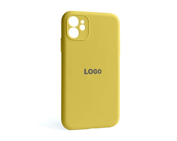 Чехол Full Silicone Case для Apple iPhone 11 canary yellow (50) закрытая камера