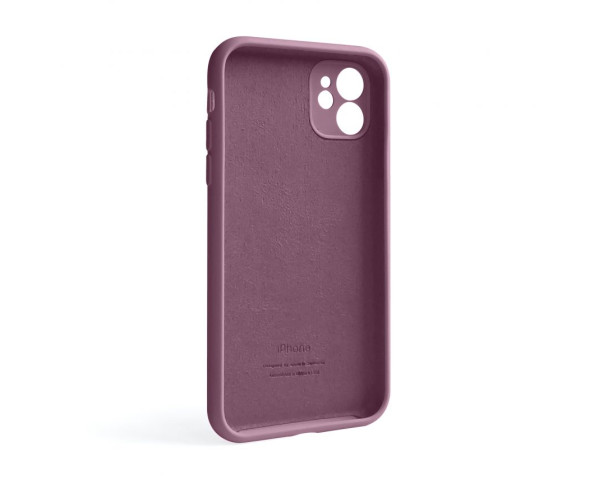 Чехол Full Silicone Case для Apple iPhone 11 blueberry (56) закрытая камера