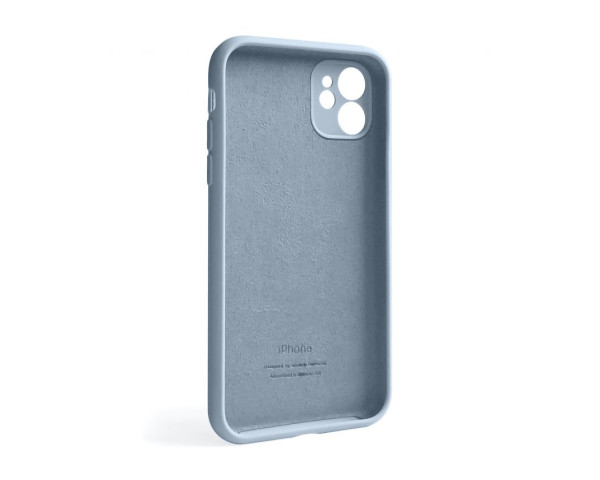 Чохол Full Silicone Case для Apple iPhone 11 sierra blue (62) закрита камера