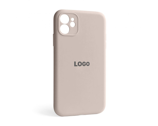 Чохол Full Silicone Case для Apple iPhone 11 grey pink (73) закрита камера